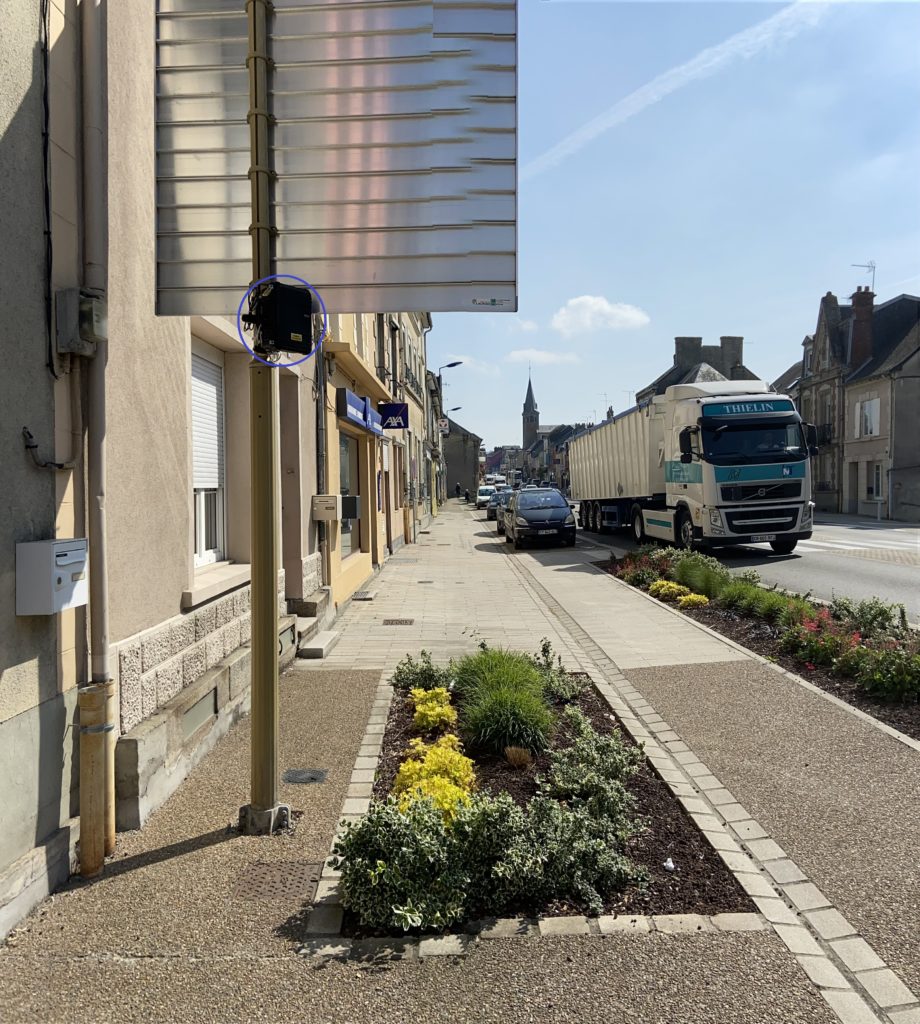 Photo d'un radar d'étude de trafic